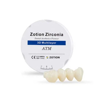 Zirkonia Monikerroksinen Hammas Block Dental Zirkonia Blank Cad Cam Dental Zirkonia