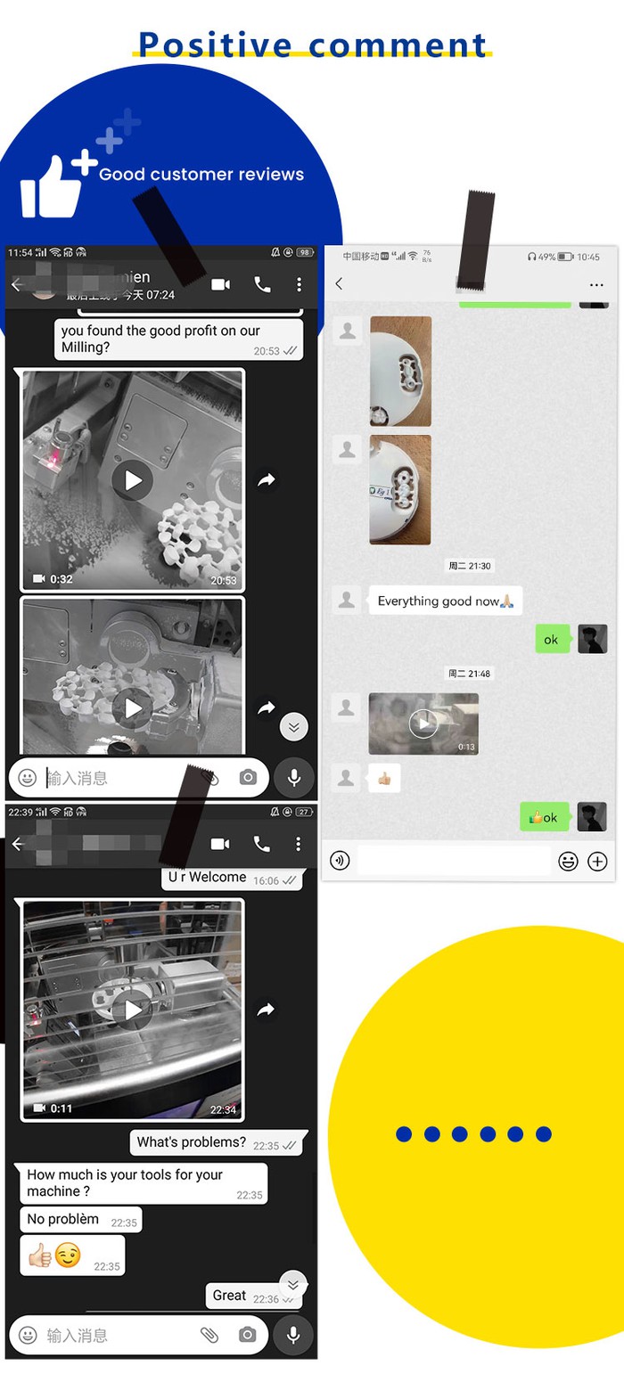 5 Axis cad cam dental Milling Machine Zirconia customer feedback 5 Axis cad cam dental Milling Machine Zirconia customer feedback