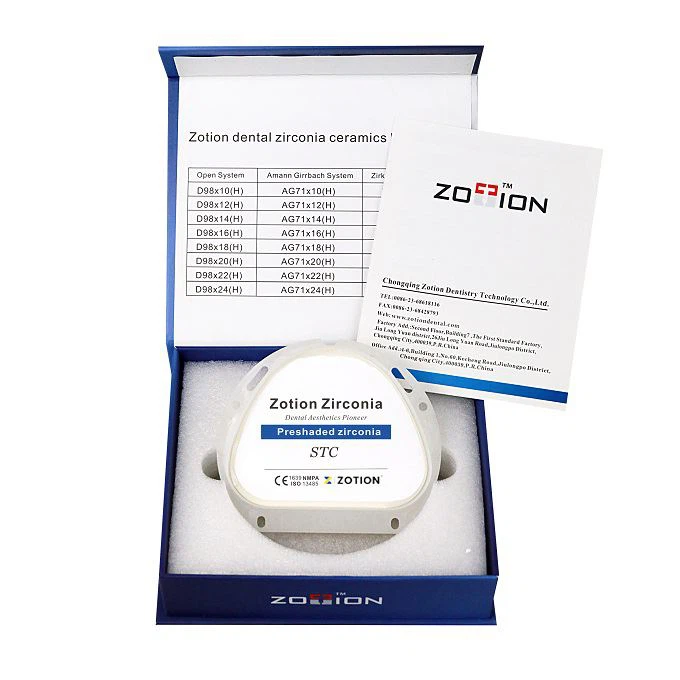 Dental Lab Crown And Bridges Most Translucent Zirconia Ceramic Disk