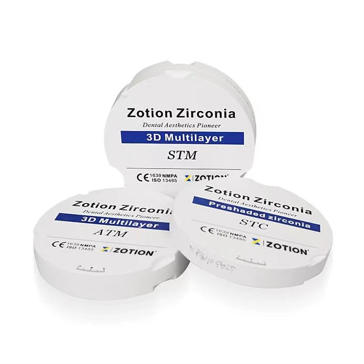 3D Multilayer Gradient Zirconia Materials For All Ceramic Restorations